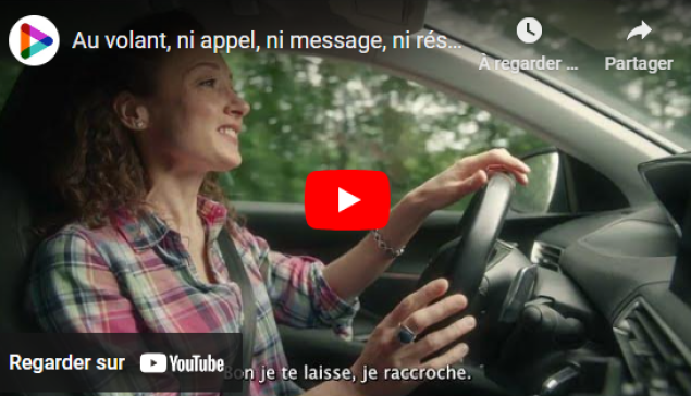 Prévention des distracteurs au volant